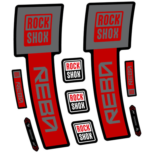 Adesivi Forcella RockShox Reba Base 2026 in vinile