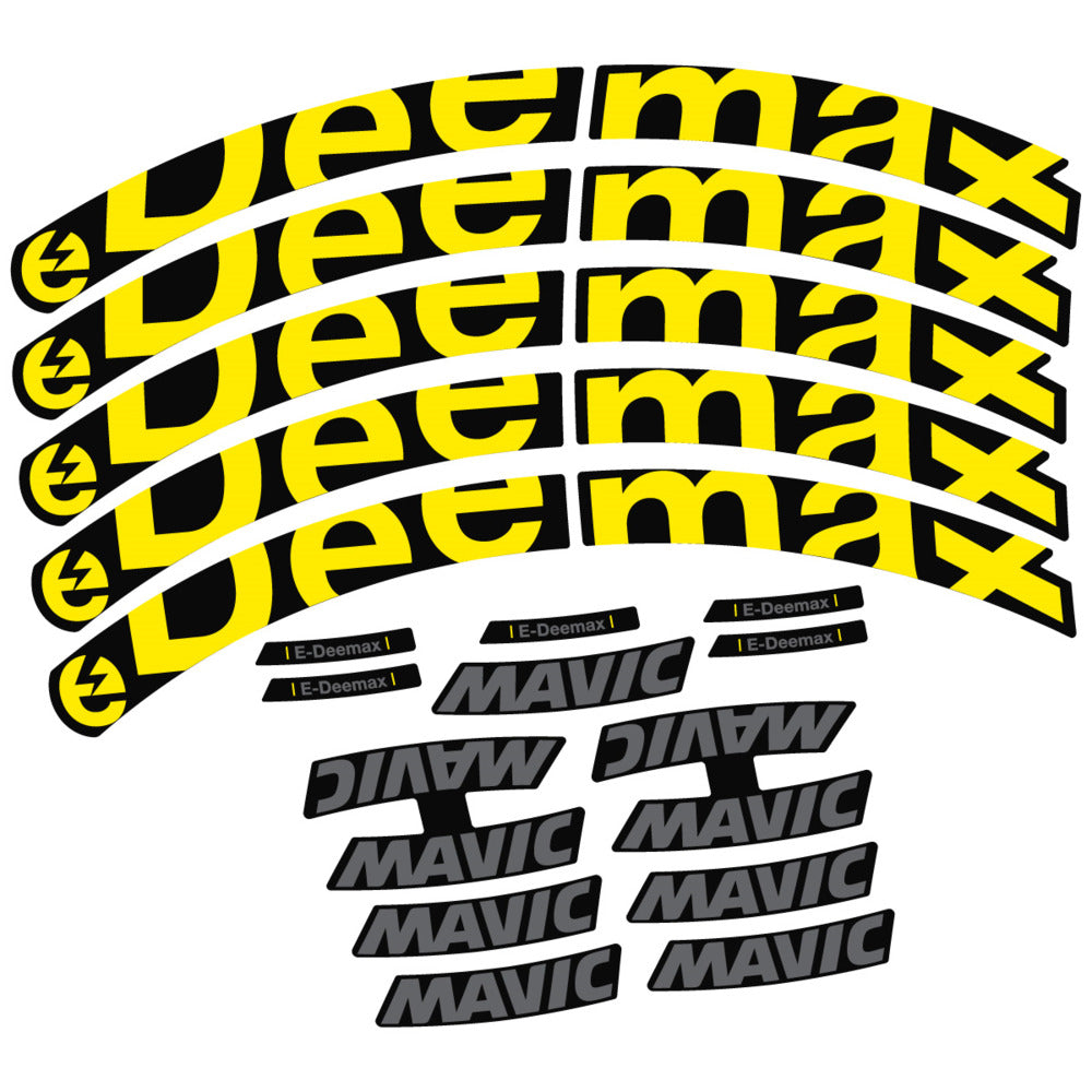 Adesivi Cerchi MTB Mavic E-Deemax 2025 in vinile