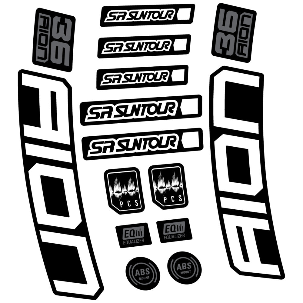 Adesivi Forcella SR Suntour Aion 36 Boost Grey 2025 in vinile