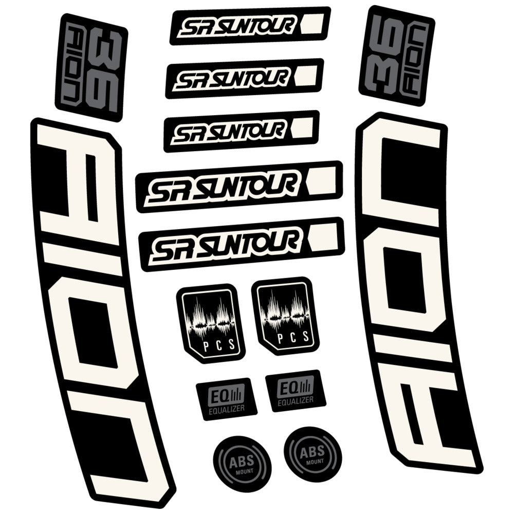 Adesivi Forcella SR Suntour Aion 36 Boost Grey 2025 in vinile