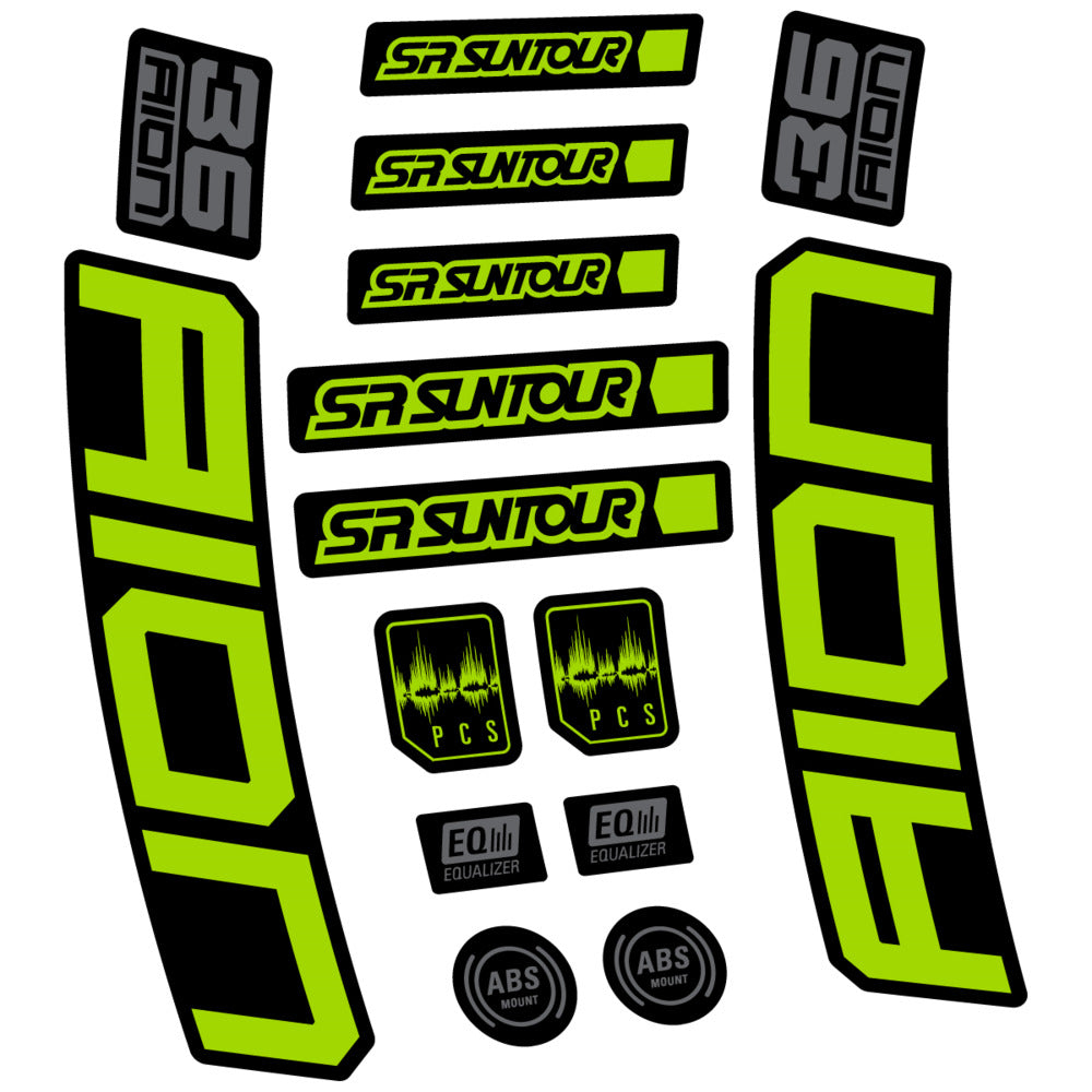 Adesivi Forcella SR Suntour Aion 36 Boost Grey 2025 in vinile
