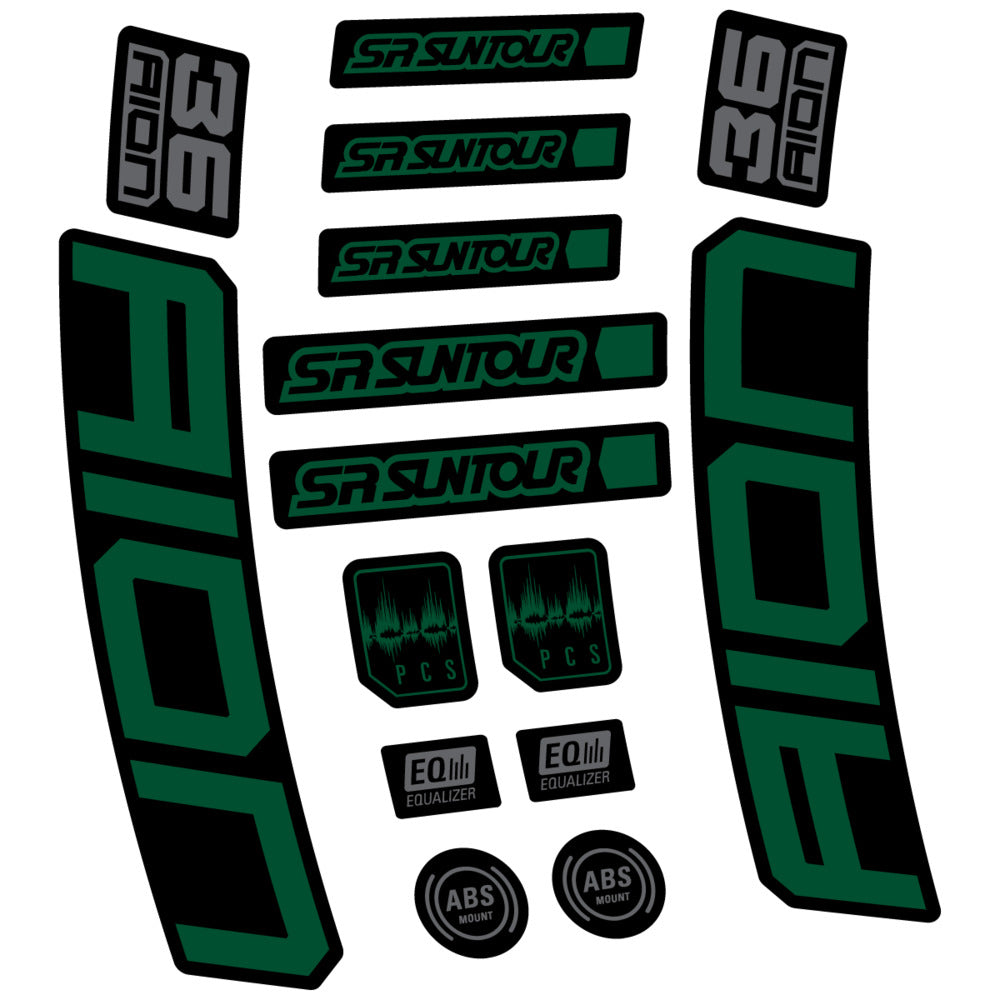Adesivi Forcella SR Suntour Aion 36 Boost Grey 2025 in vinile