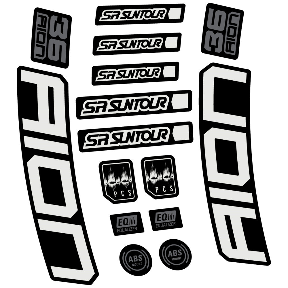 Adesivi Forcella SR Suntour Aion 36 Boost Grey 2025 in vinile
