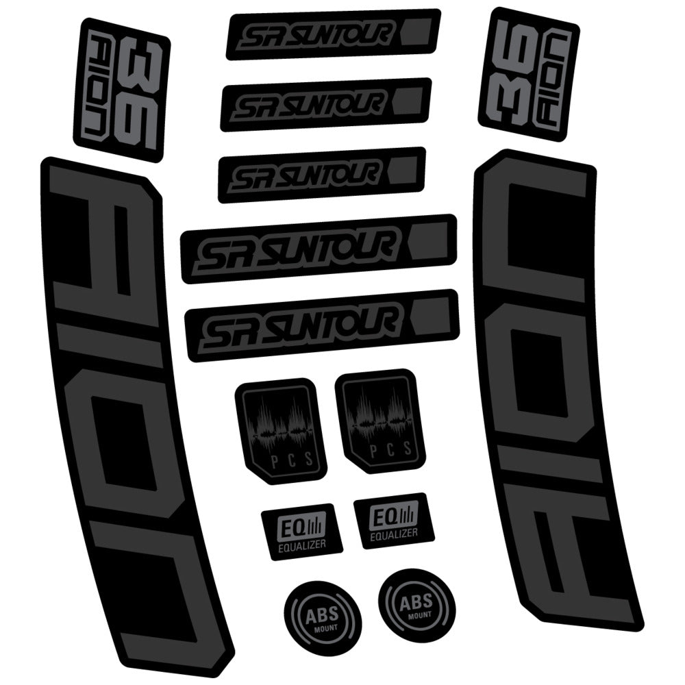 Adesivi Forcella SR Suntour Aion 36 Boost Grey 2025 in vinile