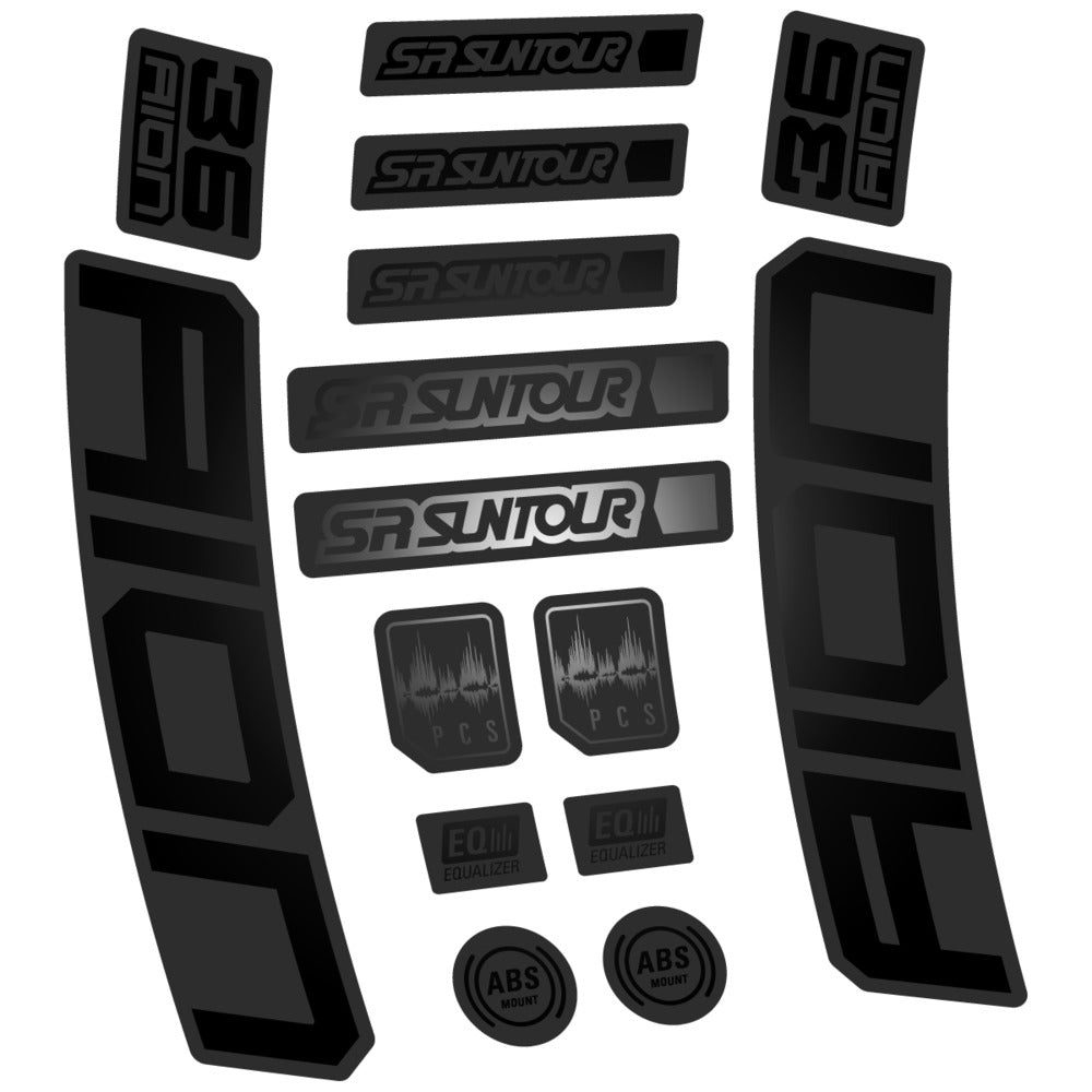 Adesivi Forcella SR Suntour Aion 36 Boost Grey 2025 in vinile