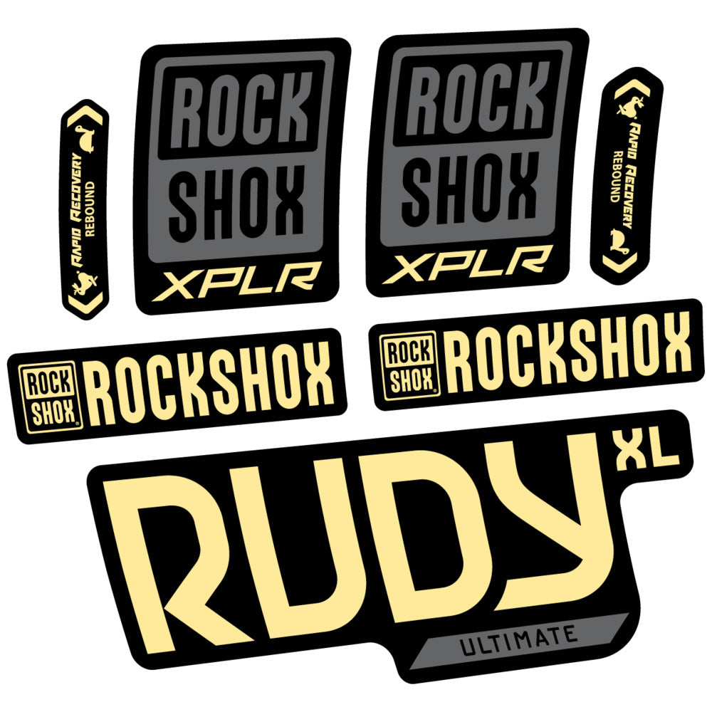 Adesivi Forcella RockShox Rudy XL Ultimate 2026 in vinile