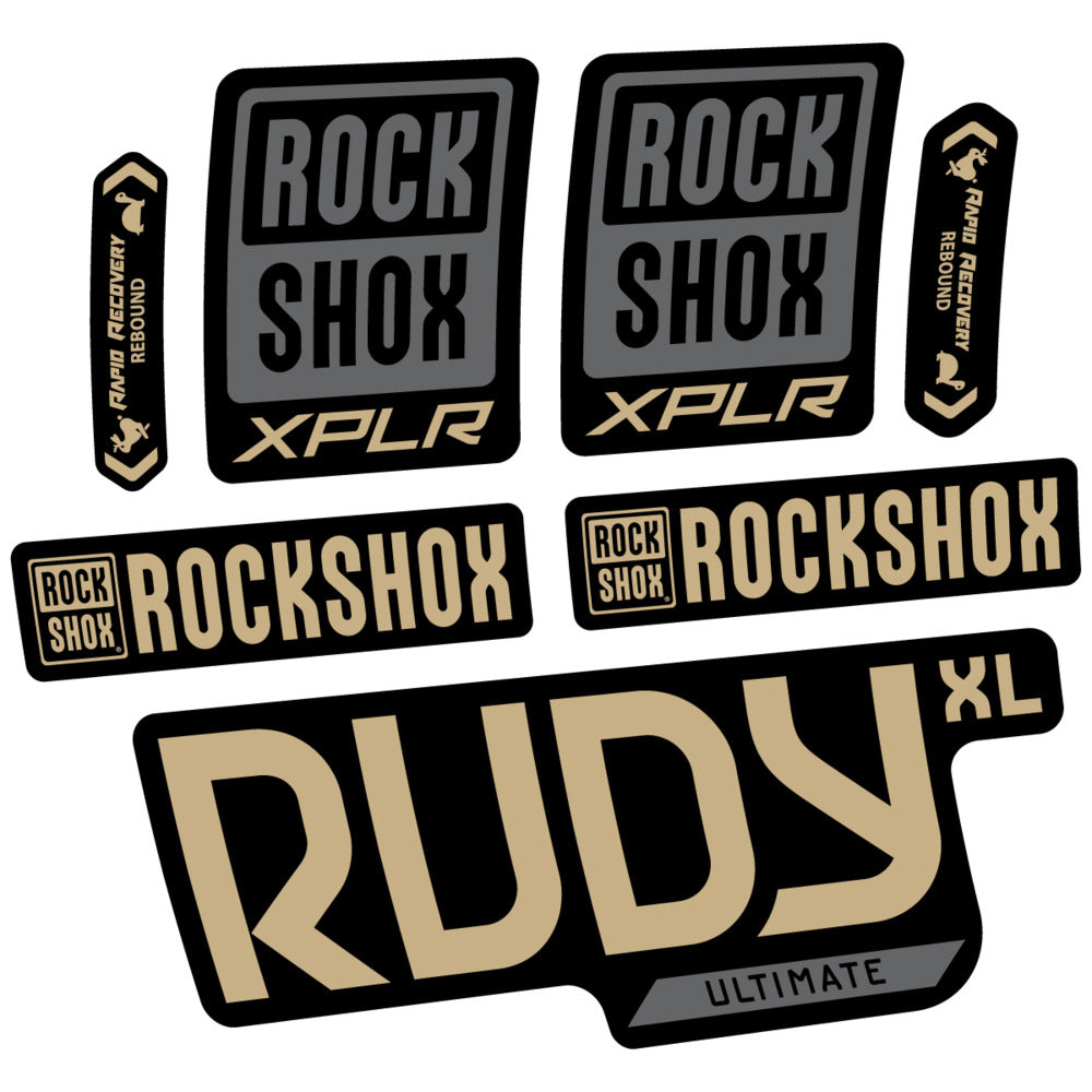 Adesivi Forcella RockShox Rudy XL Ultimate 2026 in vinile