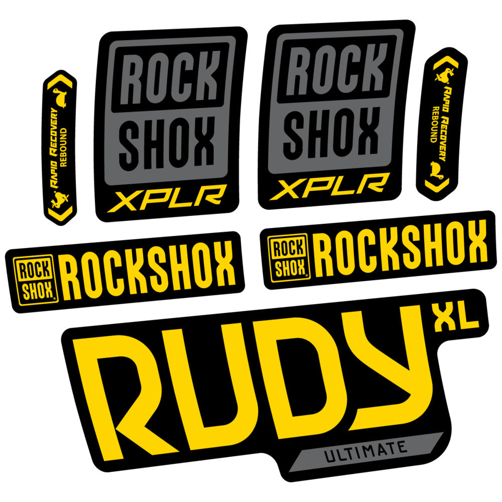 Adesivi Forcella RockShox Rudy XL Ultimate 2026 in vinile