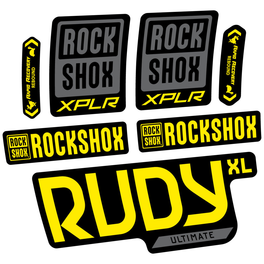 Adesivi Forcella RockShox Rudy XL Ultimate 2026 in vinile