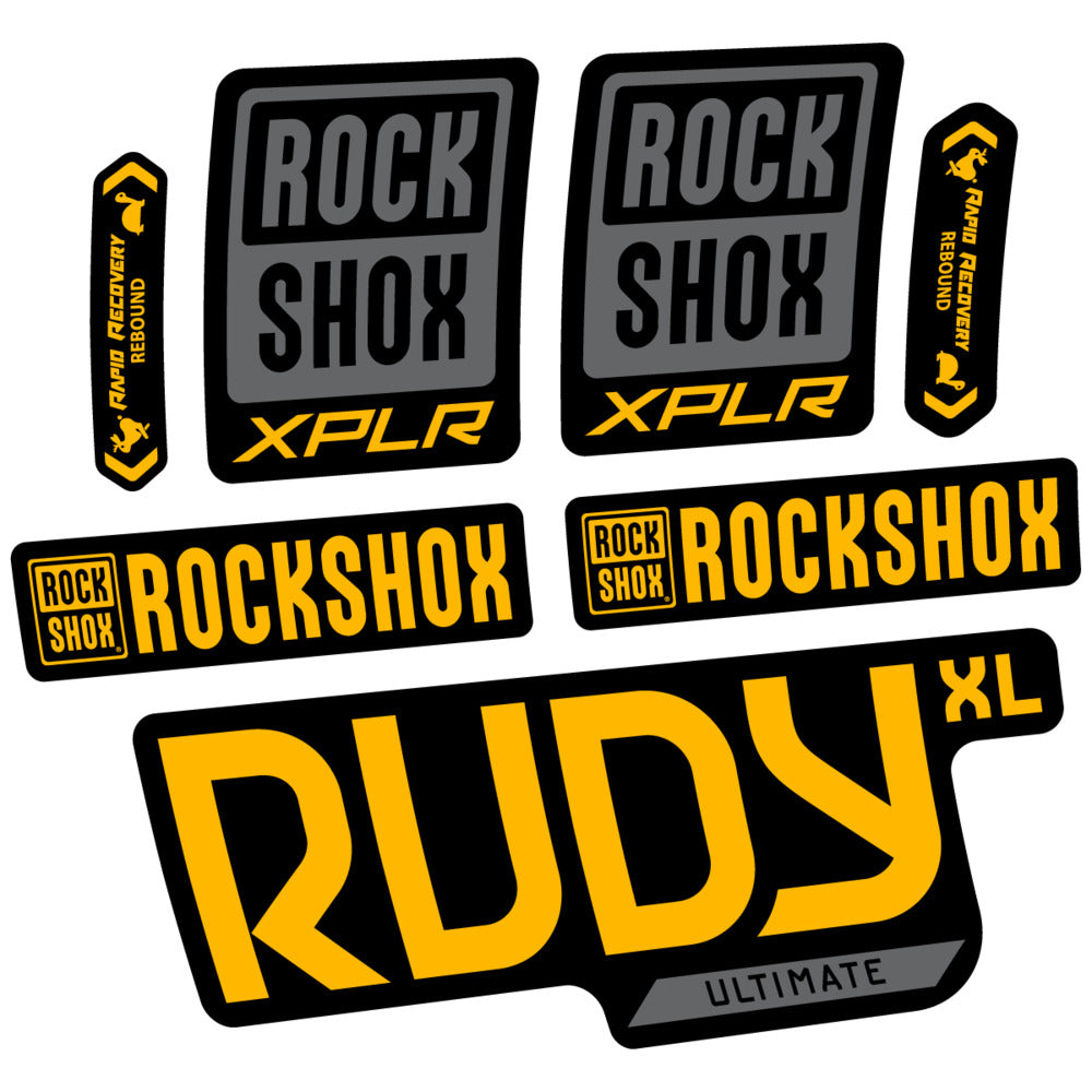 Adesivi Forcella RockShox Rudy XL Ultimate 2026 in vinile