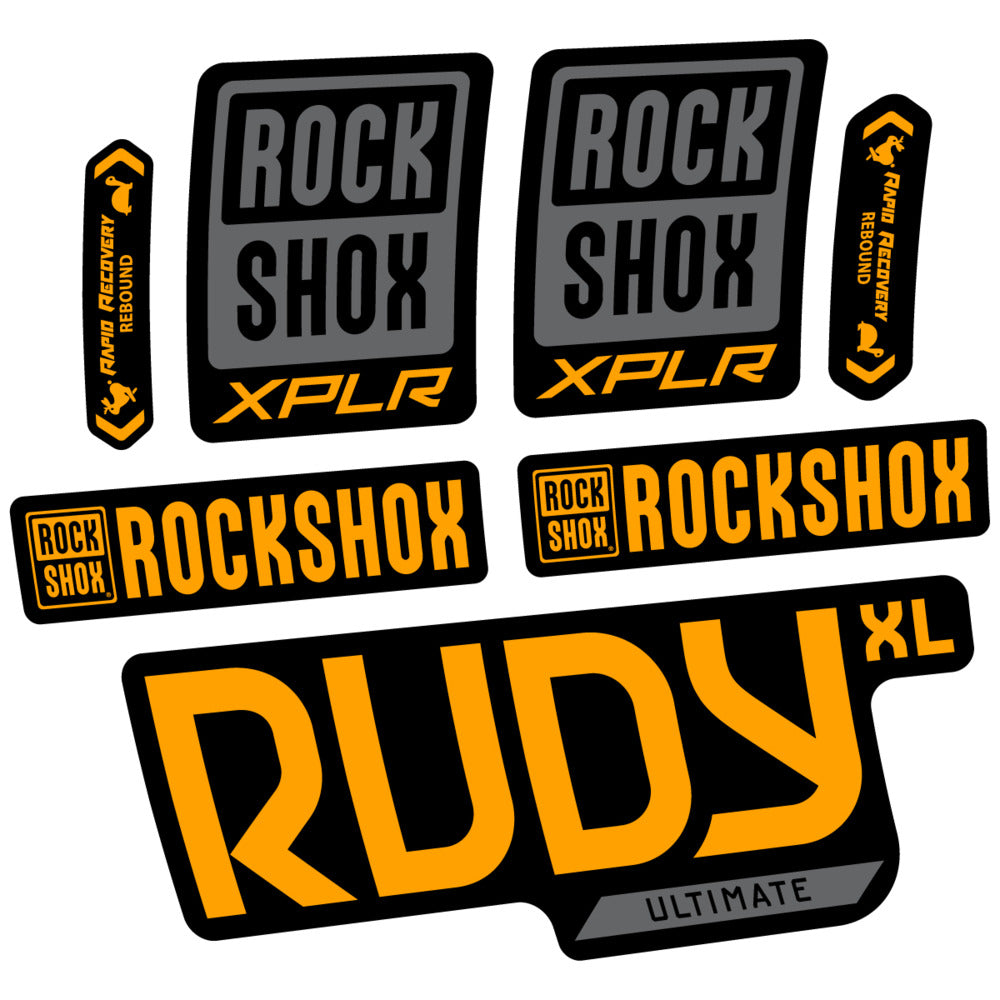 Adesivi Forcella RockShox Rudy XL Ultimate 2026 in vinile