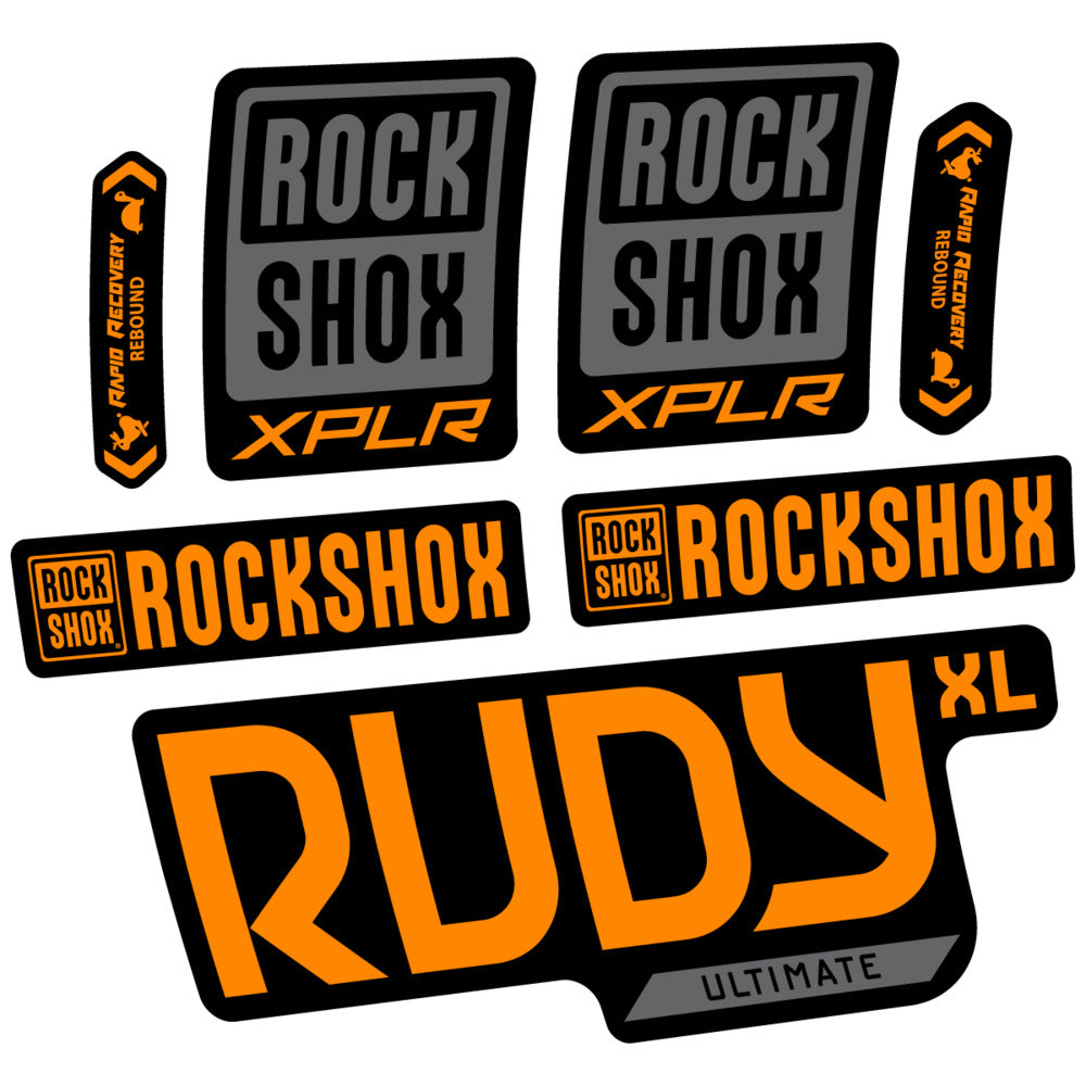 Adesivi Forcella RockShox Rudy XL Ultimate 2026 in vinile