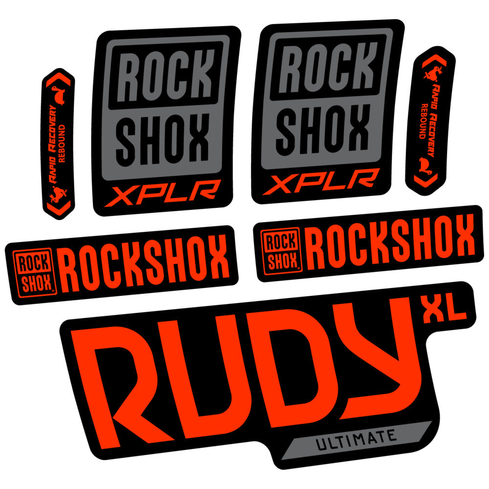 Adesivi Forcella RockShox Rudy XL Ultimate 2026 in vinile