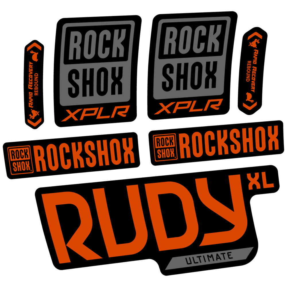 Adesivi Forcella RockShox Rudy XL Ultimate 2026 in vinile