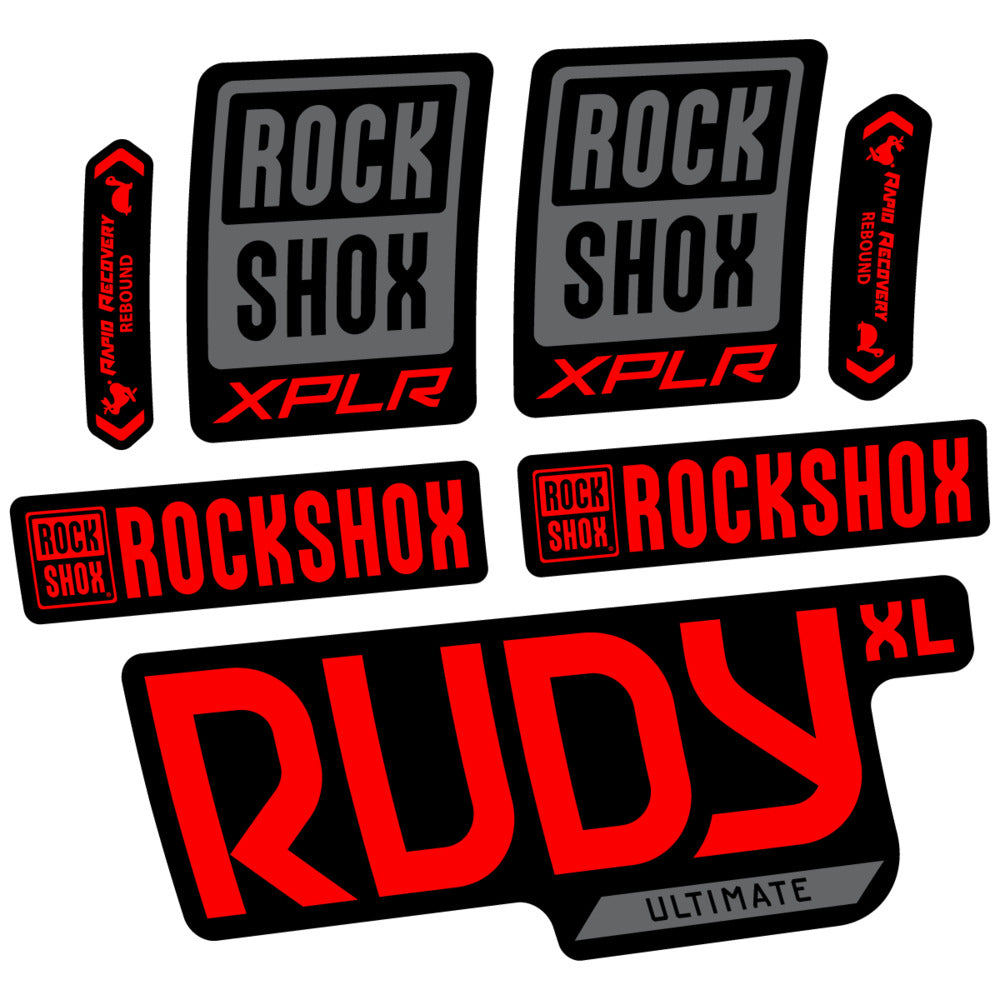 Adesivi Forcella RockShox Rudy XL Ultimate 2026 in vinile