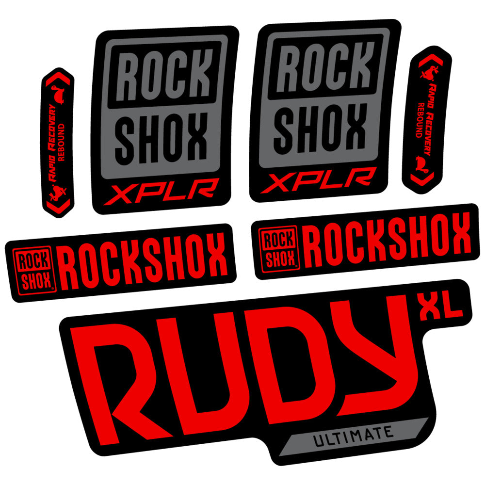 Adesivi Forcella RockShox Rudy XL Ultimate 2026 in vinile
