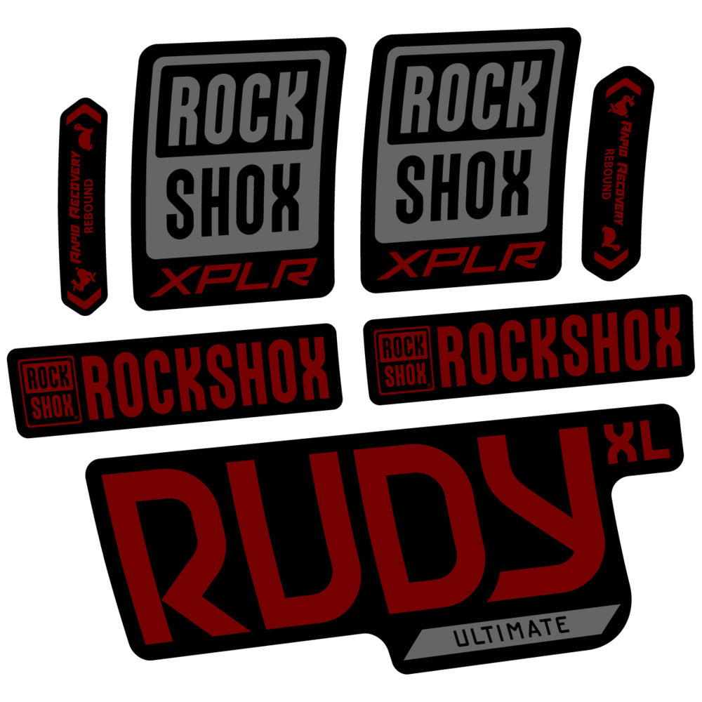 Adesivi Forcella RockShox Rudy XL Ultimate 2026 in vinile