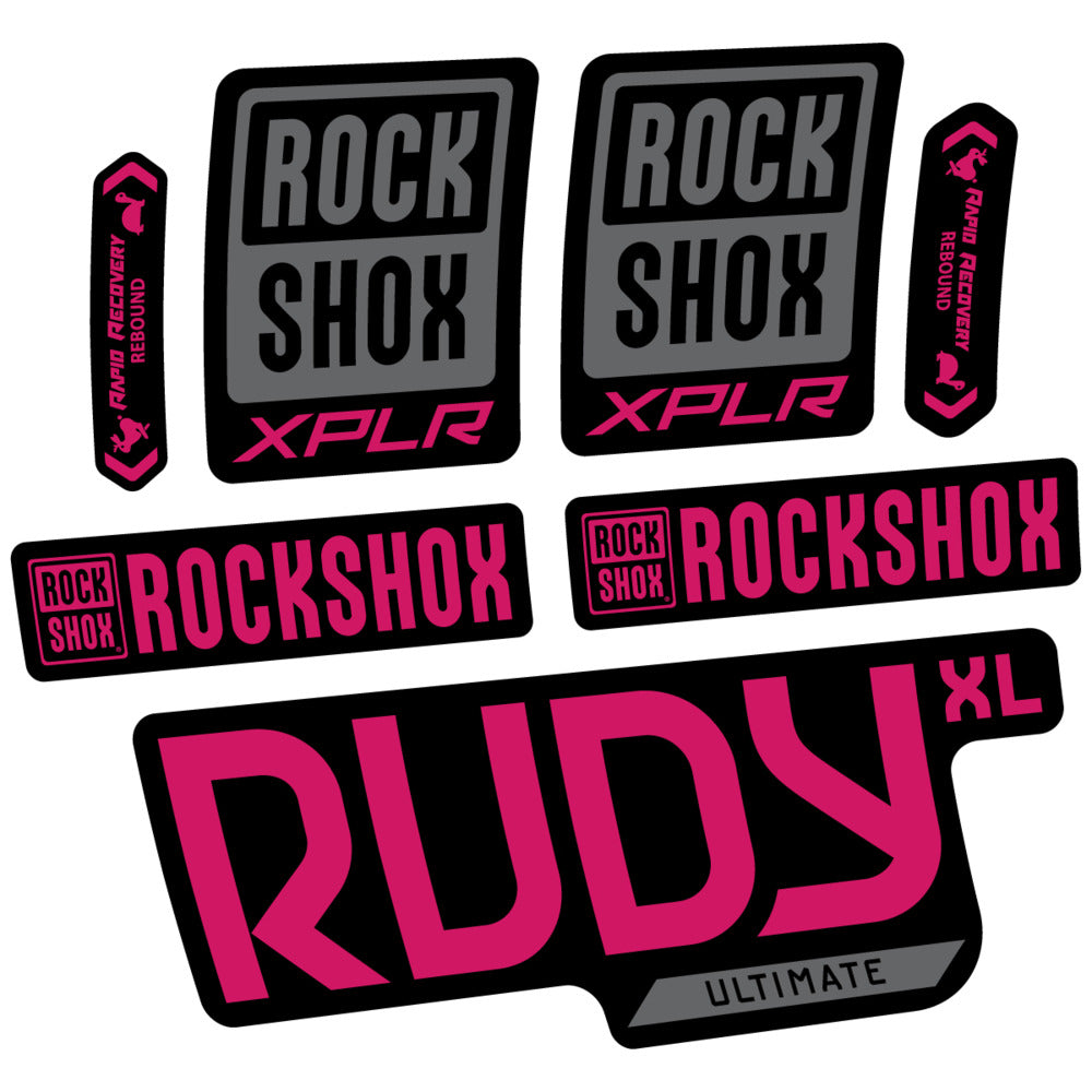 Adesivi Forcella RockShox Rudy XL Ultimate 2026 in vinile