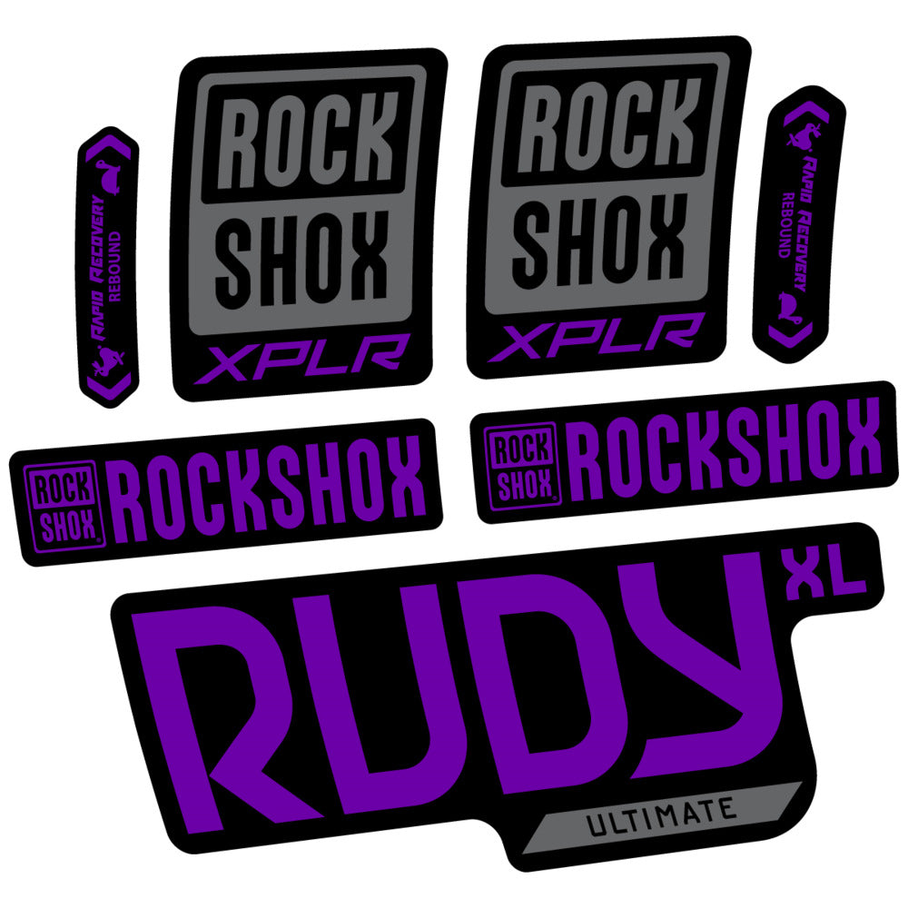 Adesivi Forcella RockShox Rudy XL Ultimate 2026 in vinile