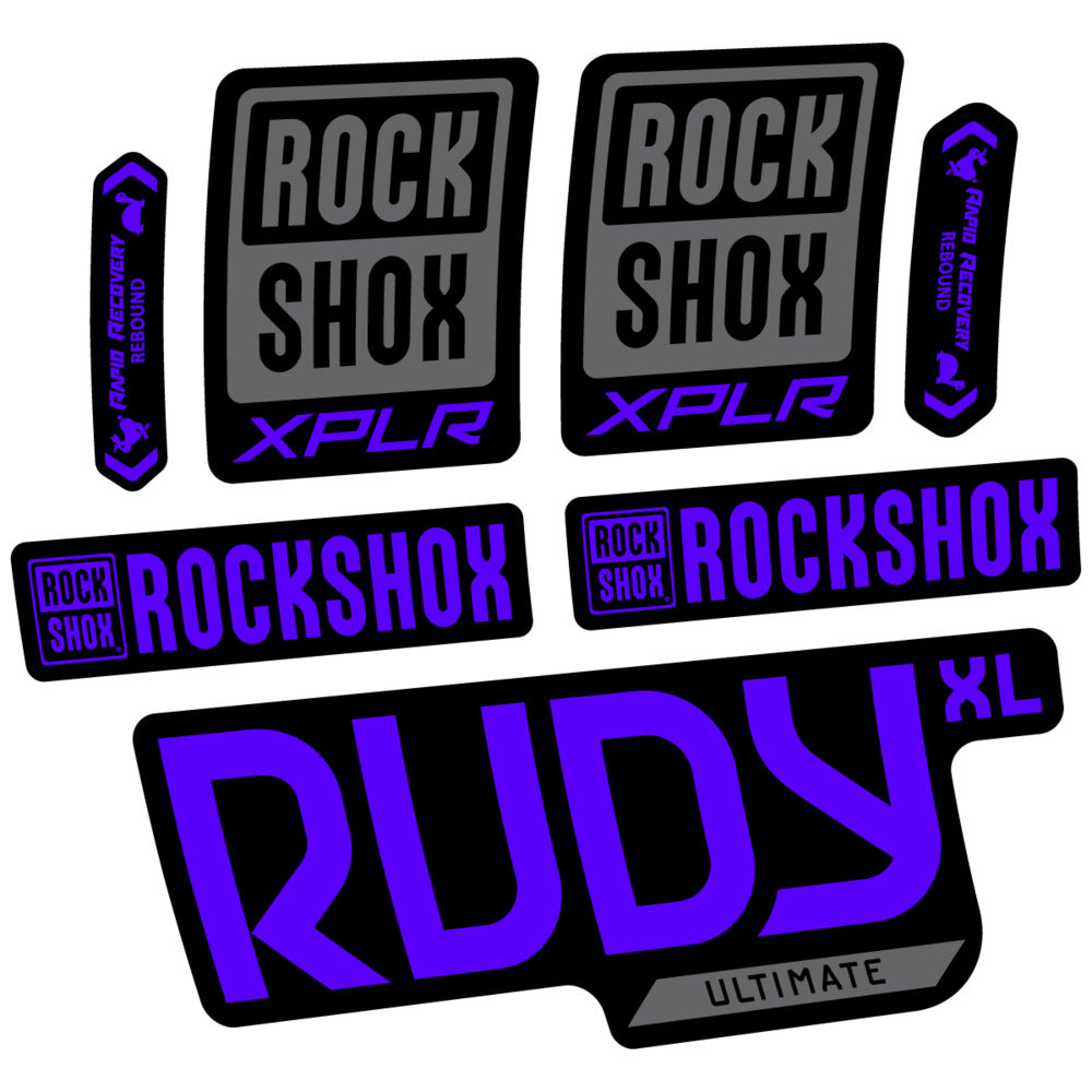 Adesivi Forcella RockShox Rudy XL Ultimate 2026 in vinile