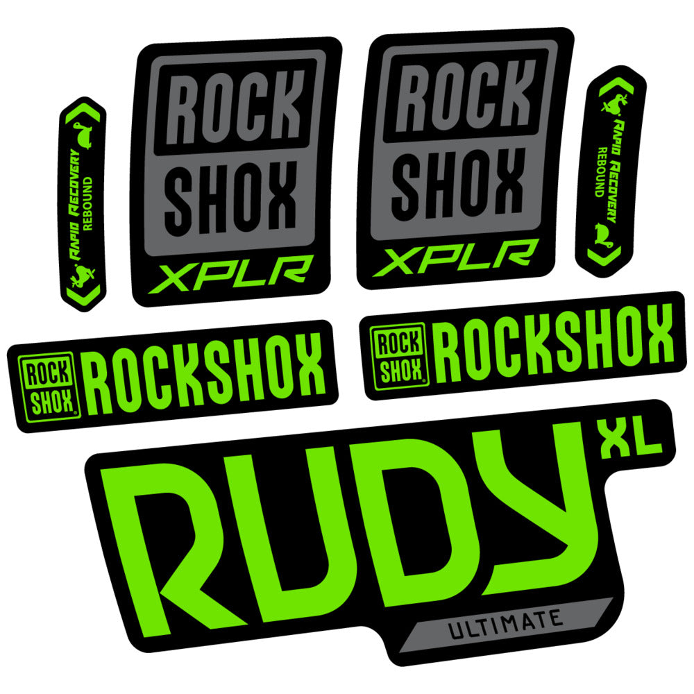 Adesivi Forcella RockShox Rudy XL Ultimate 2026 in vinile
