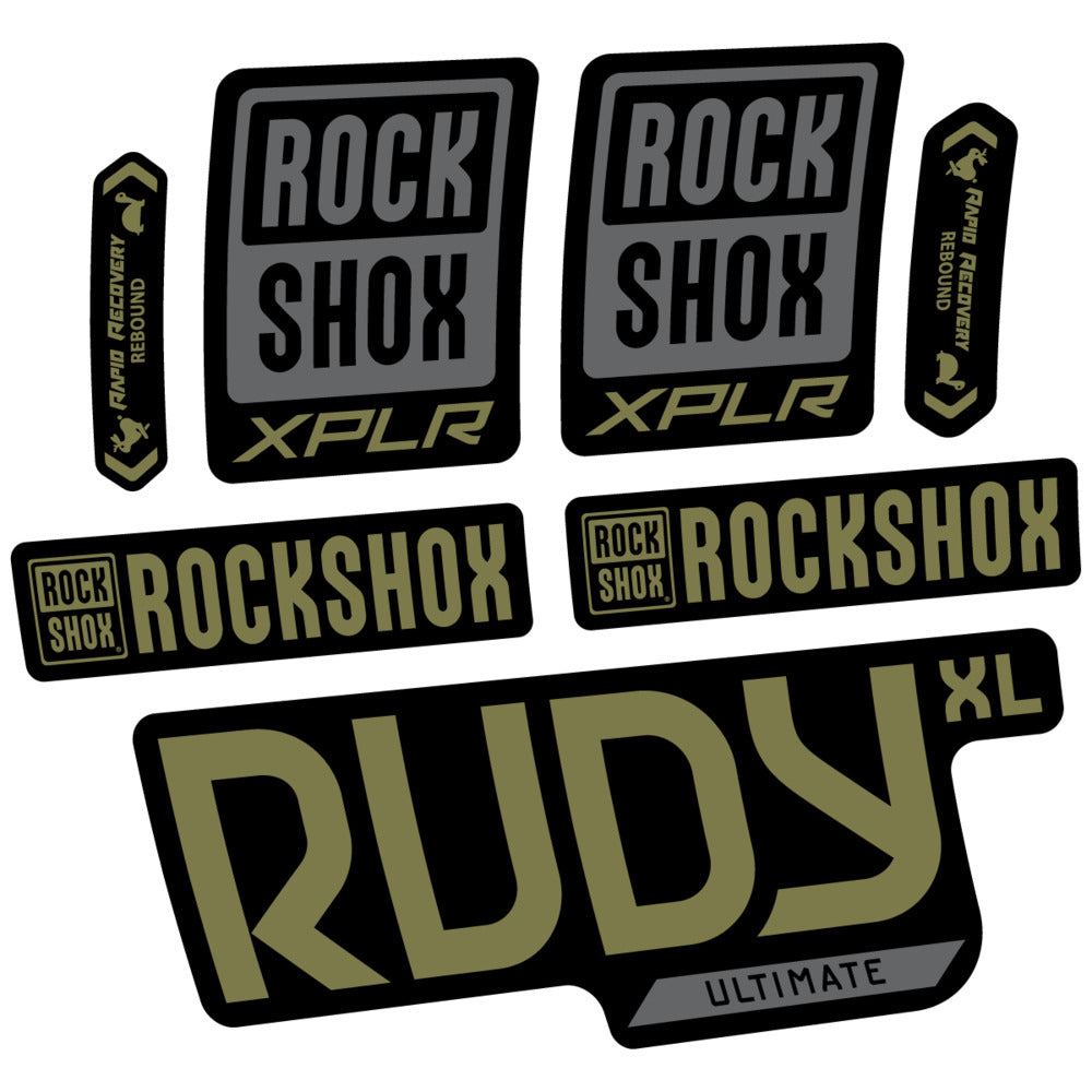 Adesivi Forcella RockShox Rudy XL Ultimate 2026 in vinile
