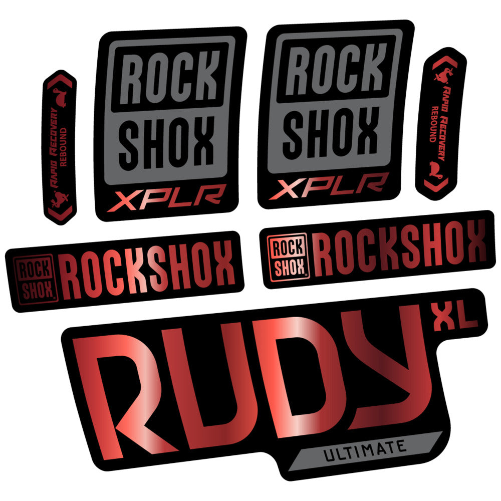 Adesivi Forcella RockShox Rudy XL Ultimate 2026 in vinile