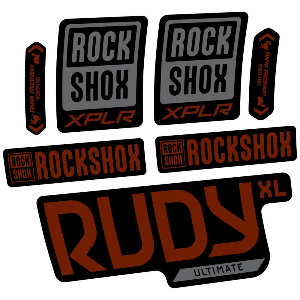 Adesivi Forcella RockShox Rudy XL Ultimate 2026 in vinile
