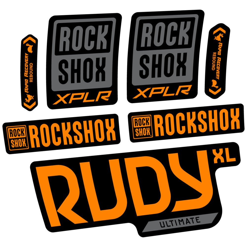 Adesivi Forcella RockShox Rudy XL Ultimate 2026 in vinile