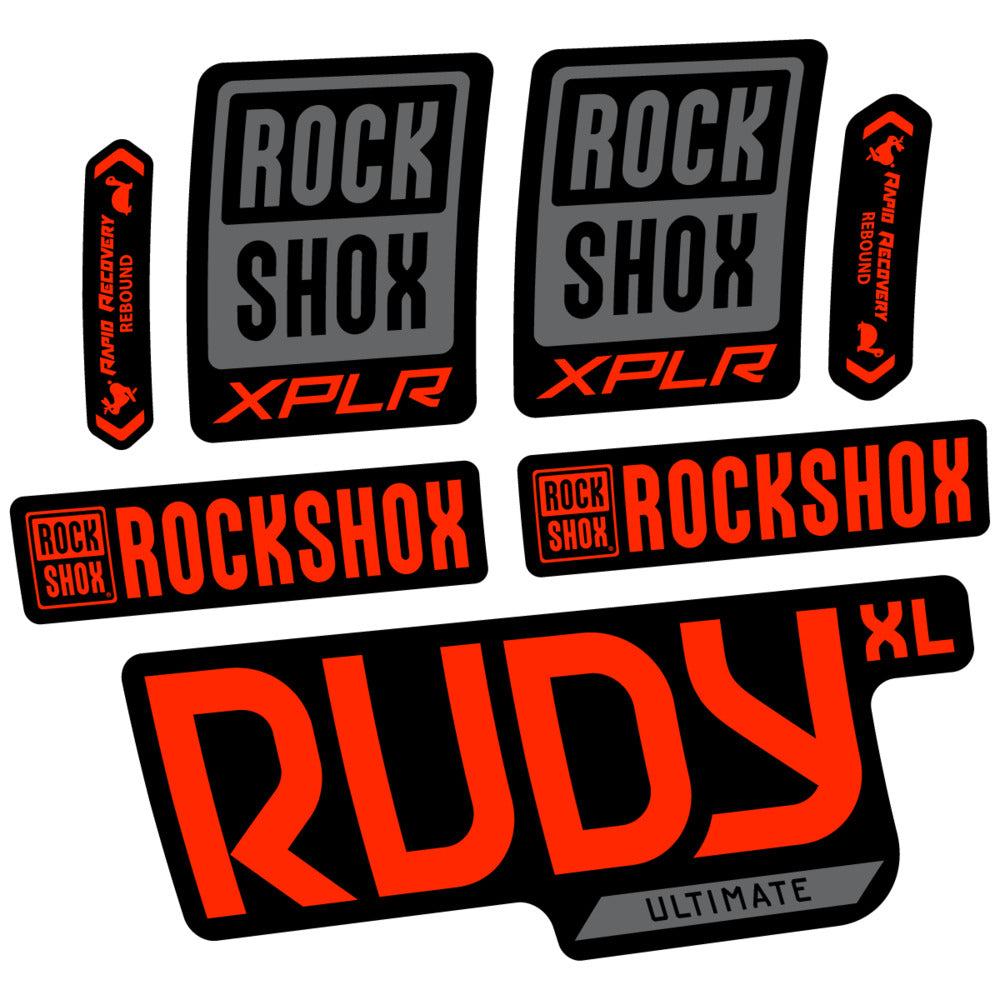 Adesivi Forcella RockShox Rudy XL Ultimate 2026 in vinile