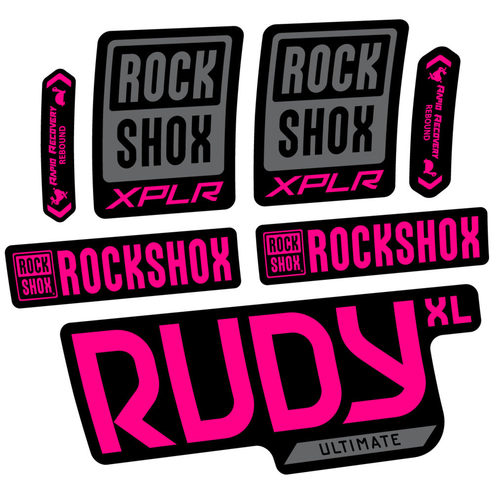 Adesivi Forcella RockShox Rudy XL Ultimate 2026 in vinile
