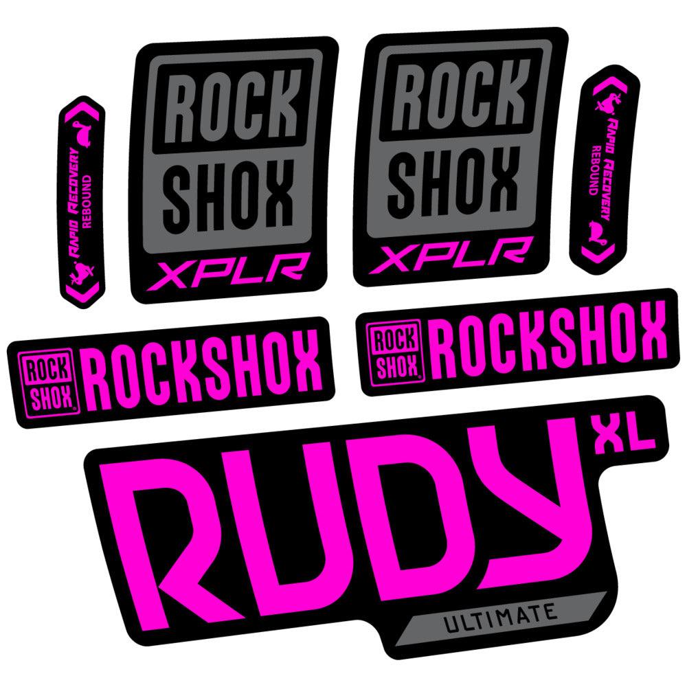 Adesivi Forcella RockShox Rudy XL Ultimate 2026 in vinile