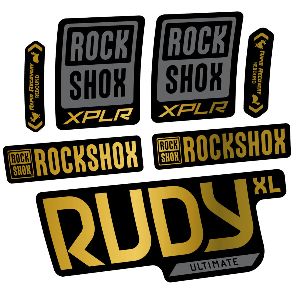 Adesivi Forcella RockShox Rudy XL Ultimate 2026 in vinile