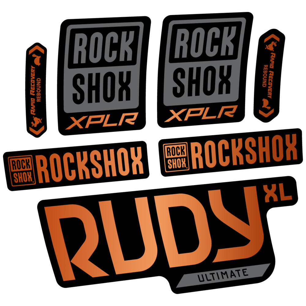 Adesivi Forcella RockShox Rudy XL Ultimate 2026 in vinile