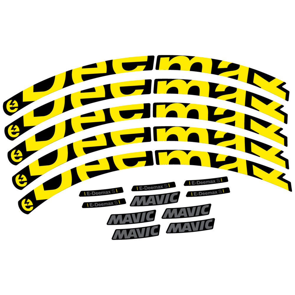 Adesivi Cerchi MTB Mavic E-Deemax S 2025 in vinile