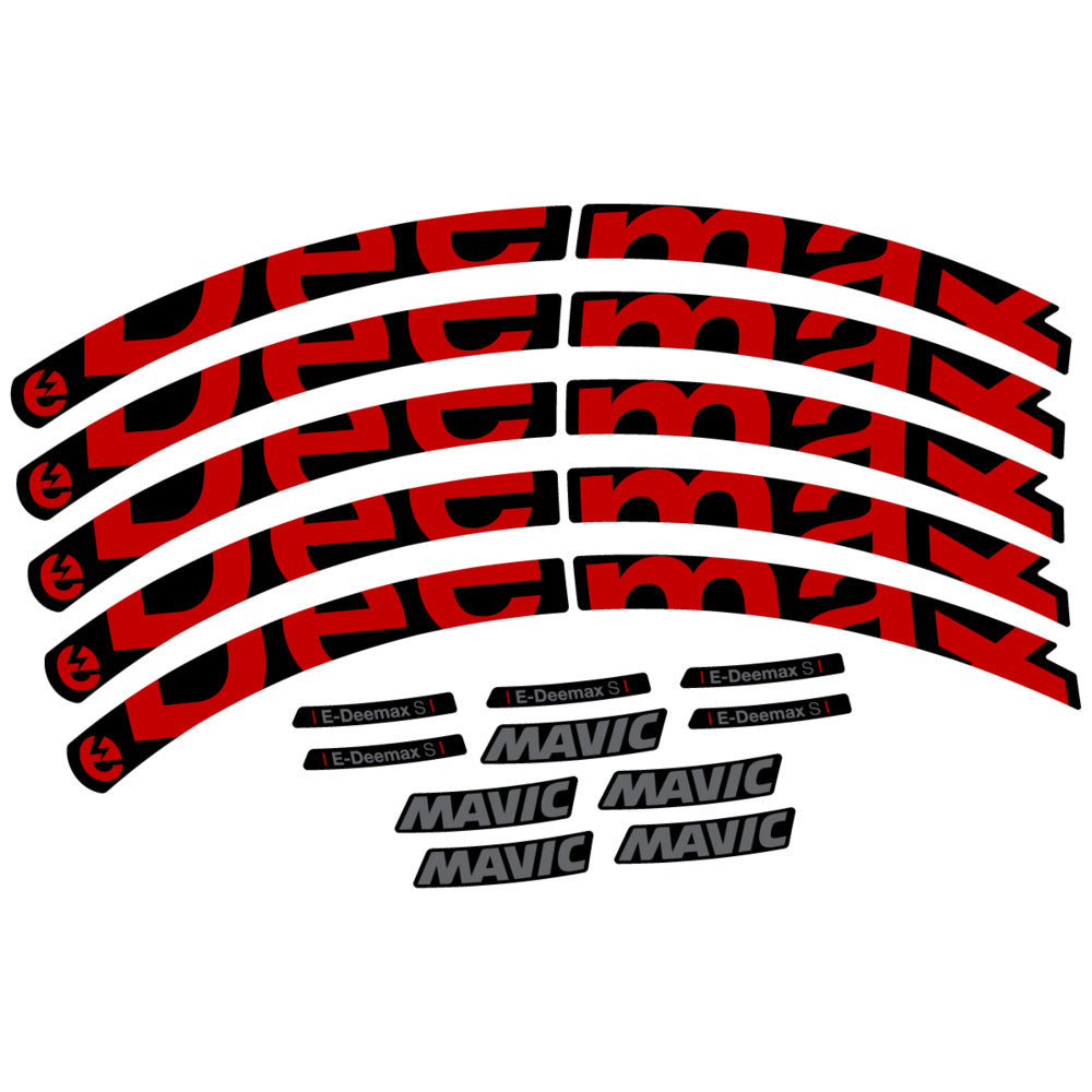 Adesivi Cerchi MTB Mavic E-Deemax S 2025 in vinile