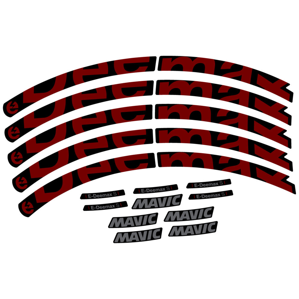 Adesivi Cerchi MTB Mavic E-Deemax S 2025 in vinile