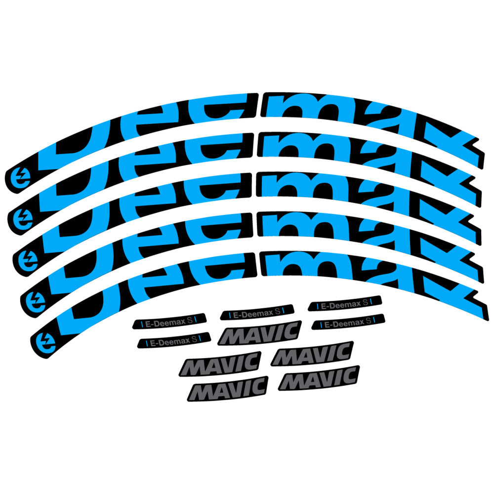 Adesivi Cerchi MTB Mavic E-Deemax S 2025 in vinile