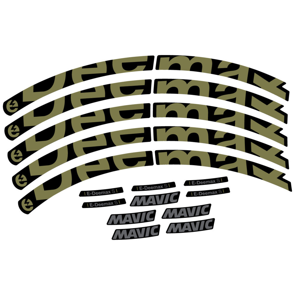 Adesivi Cerchi MTB Mavic E-Deemax S 2025 in vinile