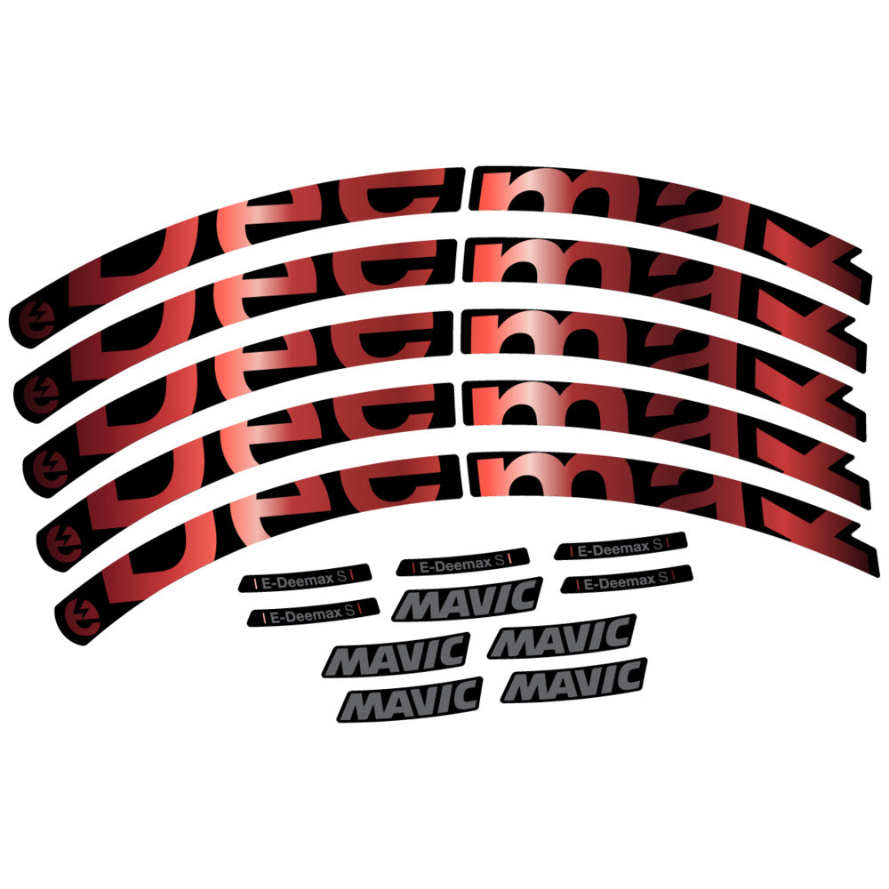 Adesivi Cerchi MTB Mavic E-Deemax S 2025 in vinile