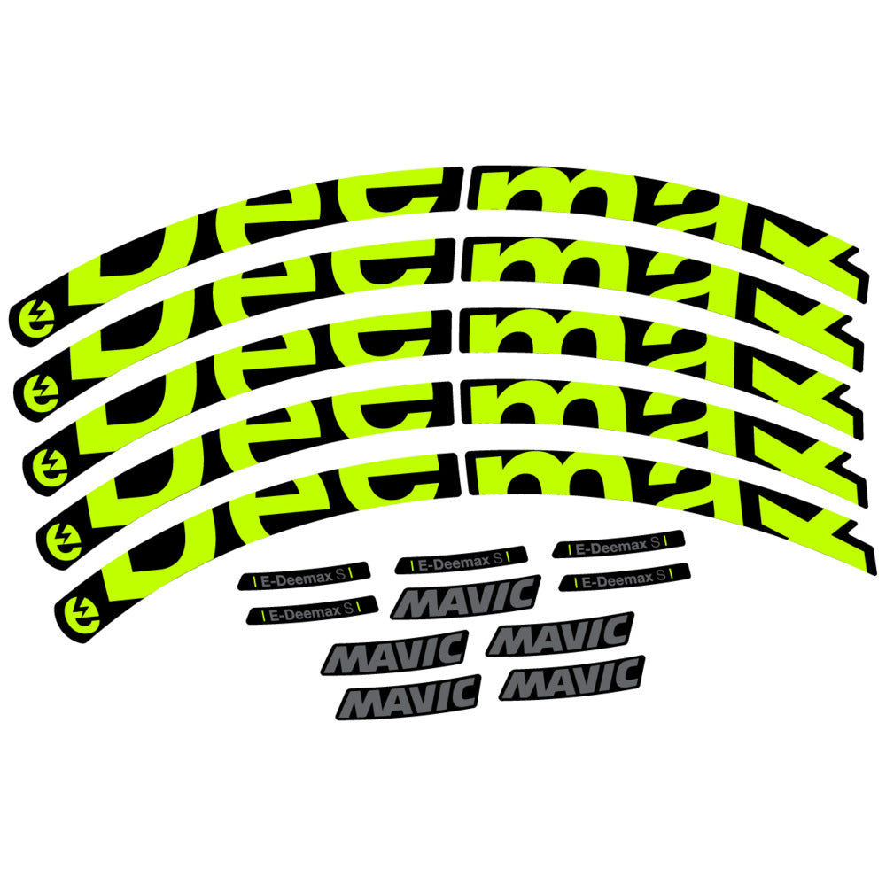 Adesivi Cerchi MTB Mavic E-Deemax S 2025 in vinile