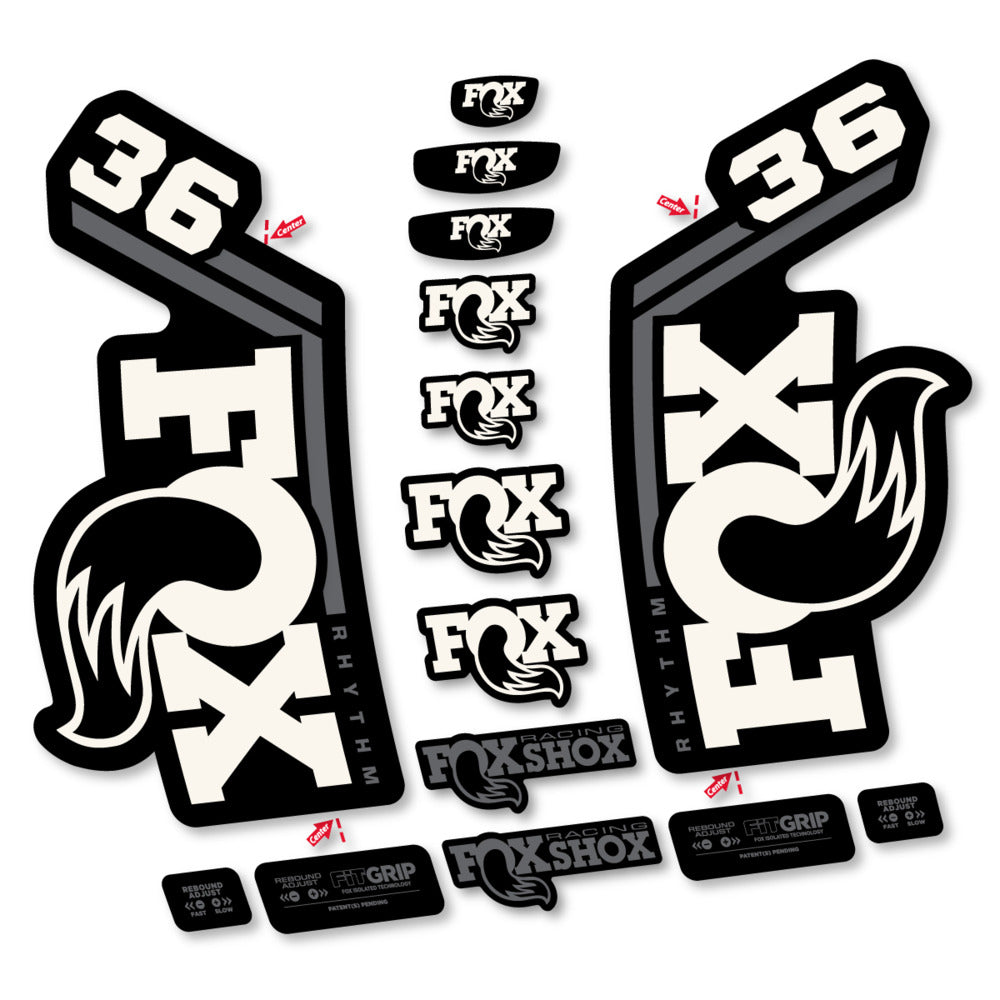 Adesivi Forcella Fox 36 Rhythm 2027 in vinile
