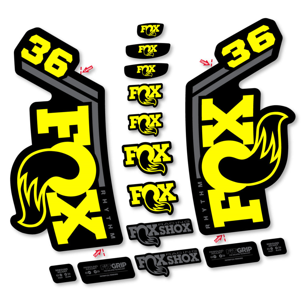 Adesivi Forcella Fox 36 Rhythm 2027 in vinile