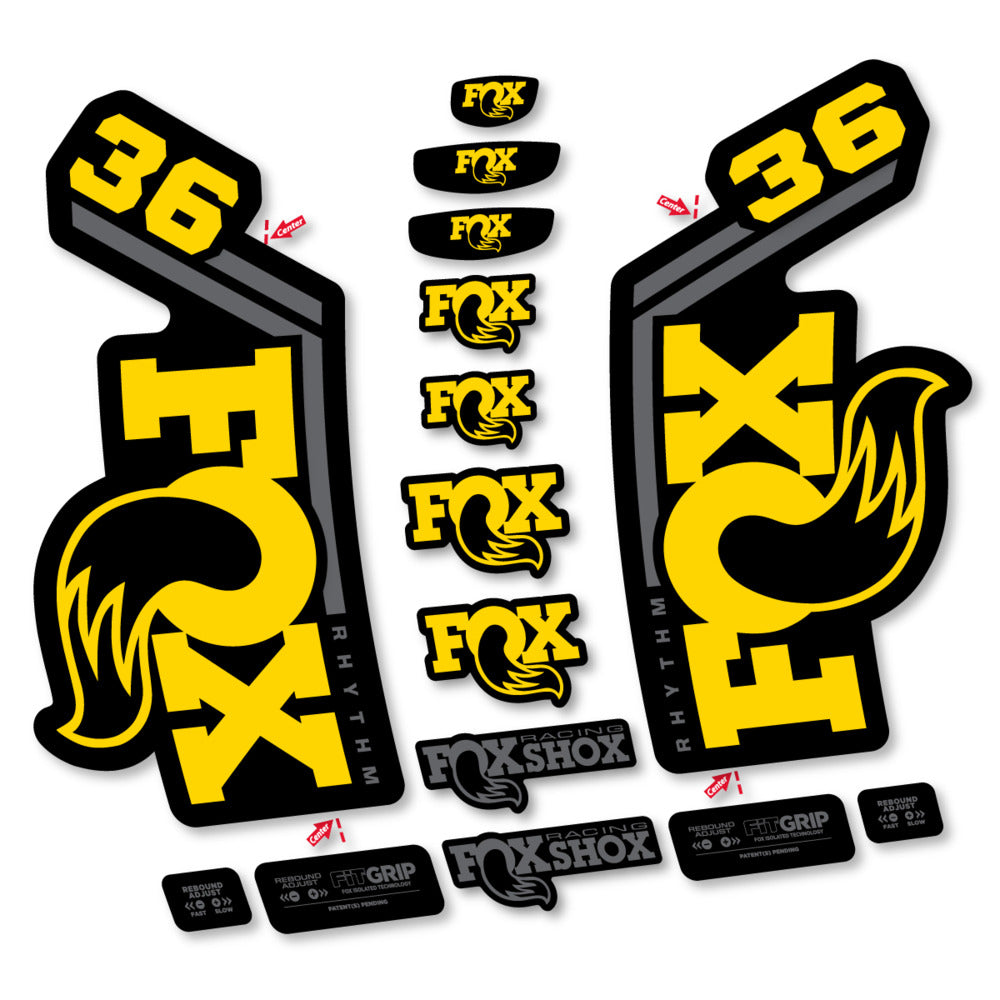 Adesivi Forcella Fox 36 Rhythm 2027 in vinile