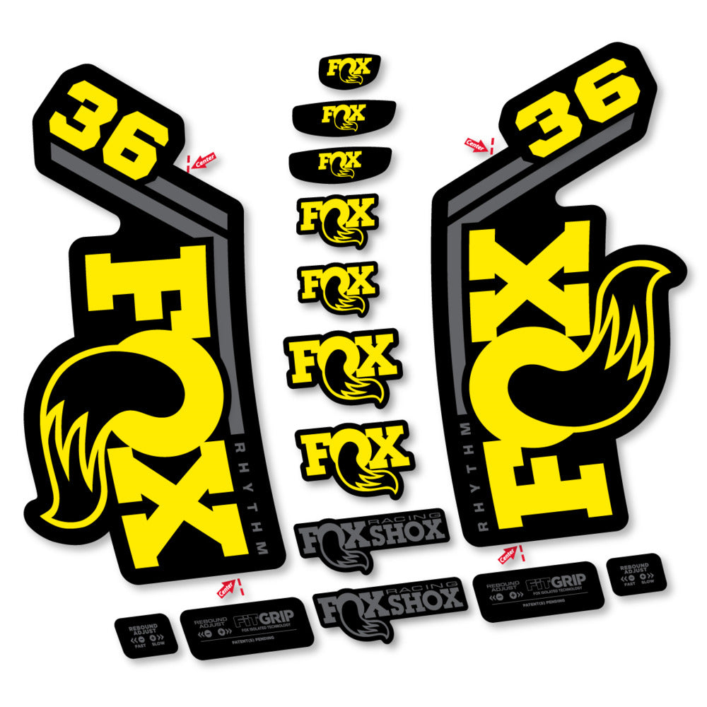 Adesivi Forcella Fox 36 Rhythm 2027 in vinile