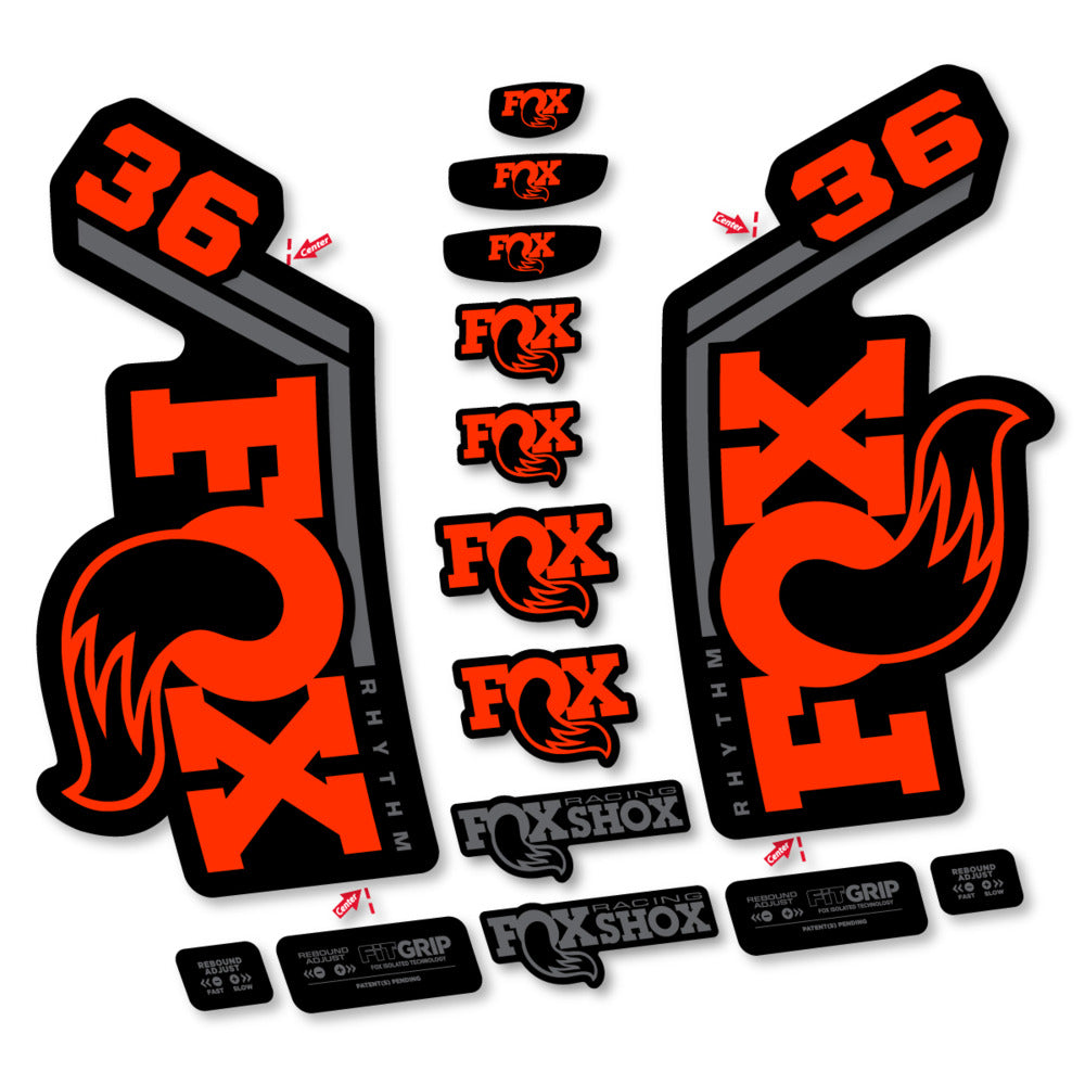 Adesivi Forcella Fox 36 Rhythm 2027 in vinile