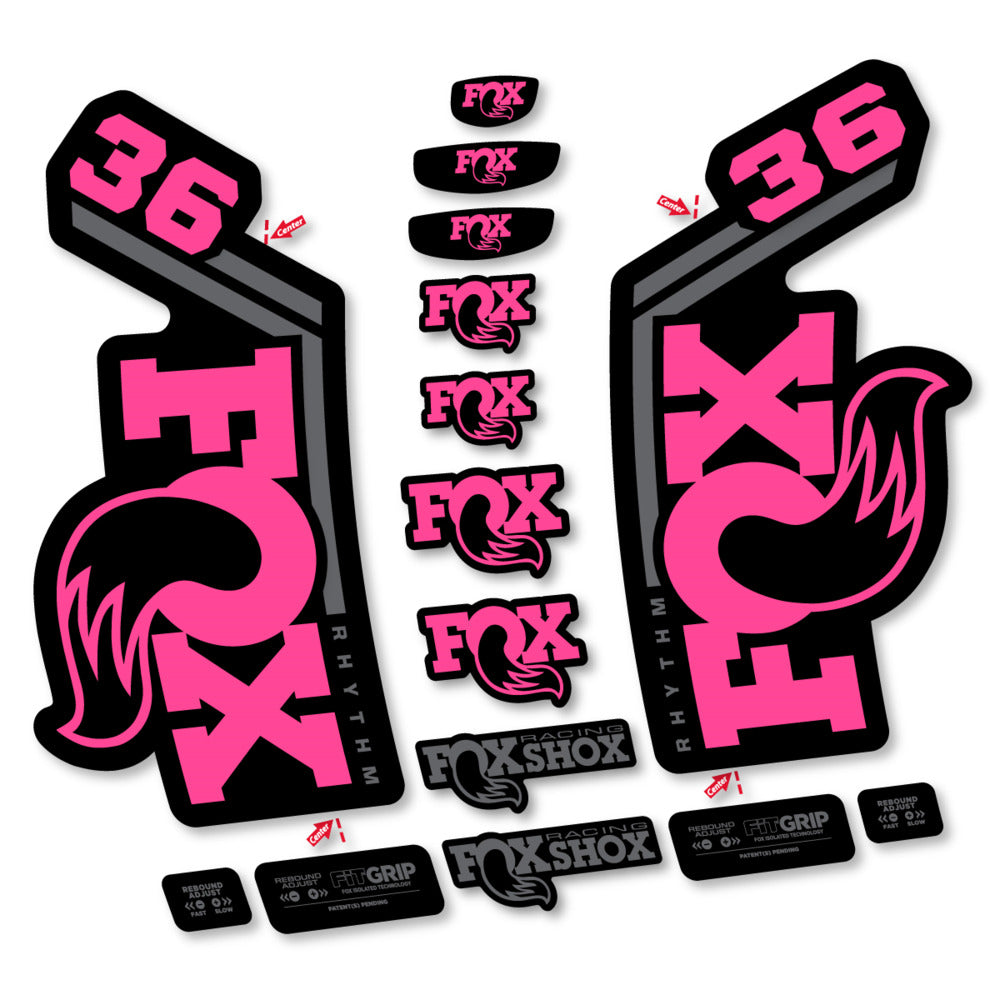 Adesivi Forcella Fox 36 Rhythm 2027 in vinile