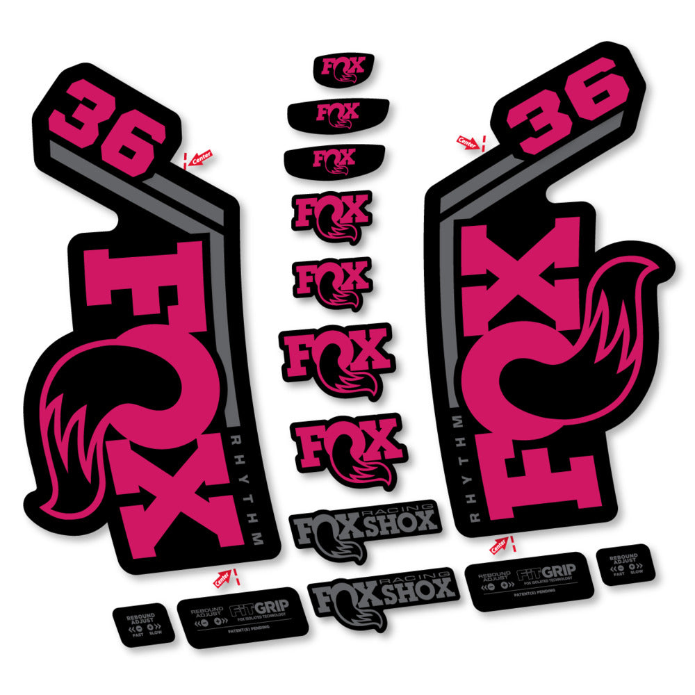 Adesivi Forcella Fox 36 Rhythm 2027 in vinile