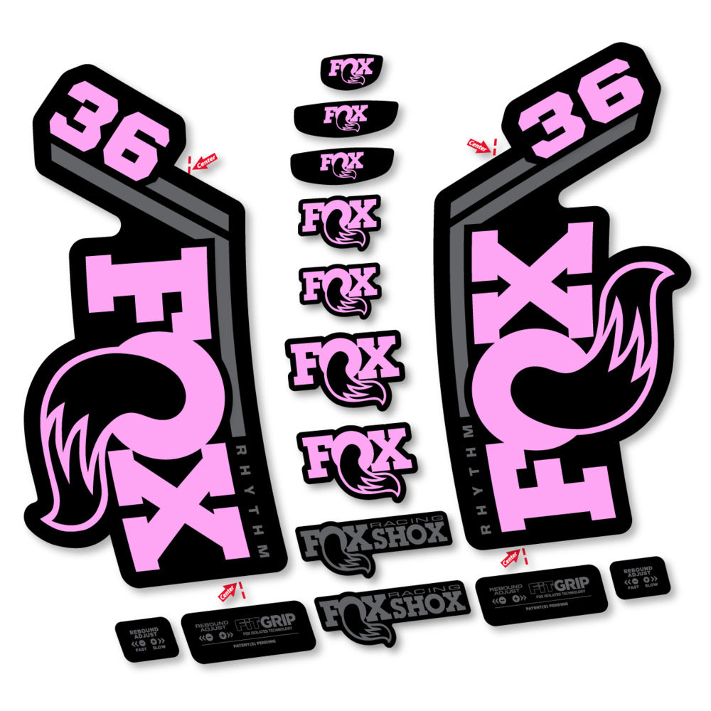 Adesivi Forcella Fox 36 Rhythm 2027 in vinile