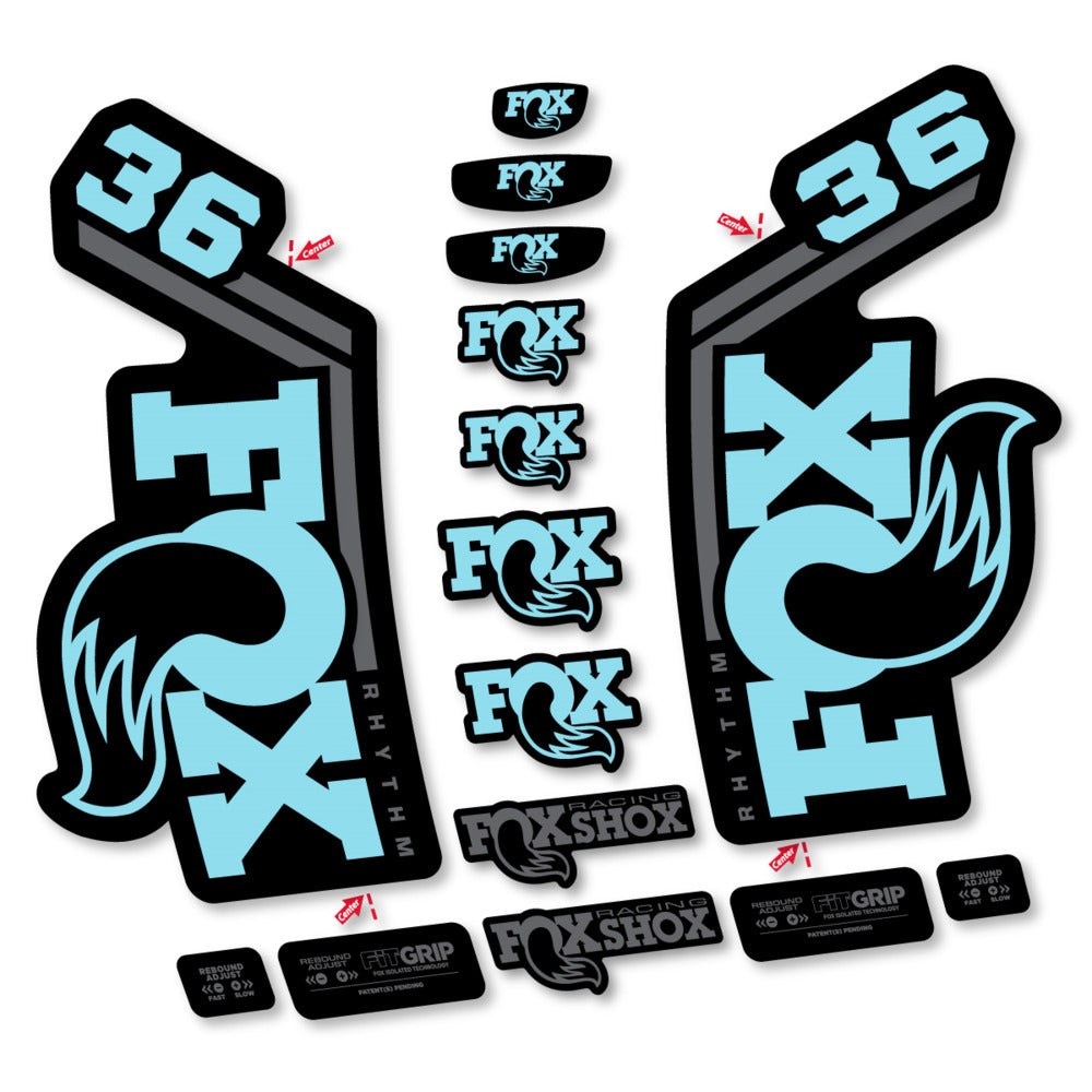 Adesivi Forcella Fox 36 Rhythm 2027 in vinile